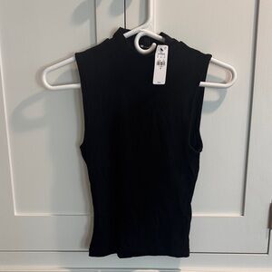 Express Black Sleeveless Top XS NWT